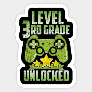 Level 3rd Grade Unlocked Sticker